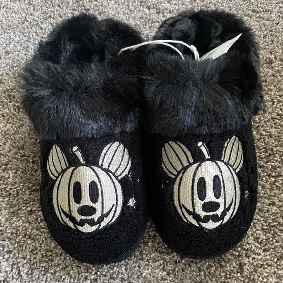 American Eagle Disney Mickey Mouse Halloween Slippers Size 8 - Picture 1 of 4